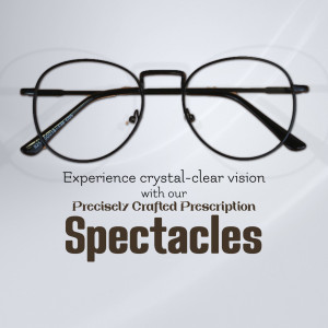 Precisely Crafted Prescription Spectacles Creative Design For X