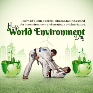World Environment Day Martial Arts Awareness Banner For Pinterest