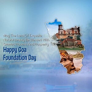 Happy Goa Foundation Day Artwork For WhatsApp