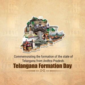 Telangana Formation Day Commemoration Advertisement For Threads