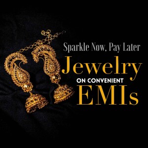 Gold Jewelry EMI Promotion Design For LinkedIn