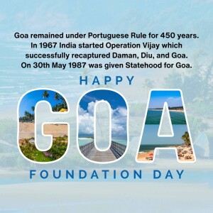 Goa Foundation Day Celebration Template For Telegram