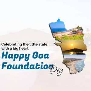 Happy Goa Foundation Day Celebration Poster For LinkedIn