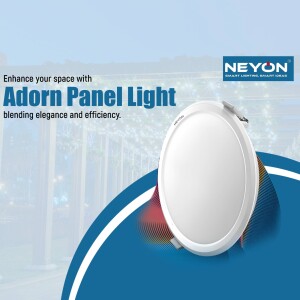 Neyon Adorn Panel Light Promotional Ad Template For Twitter