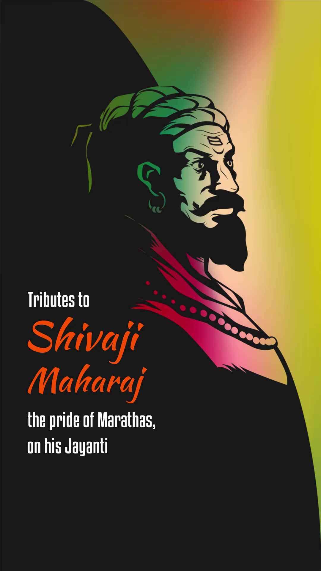 Shivaji Maharaj Jayanti Tribute Flyer For X