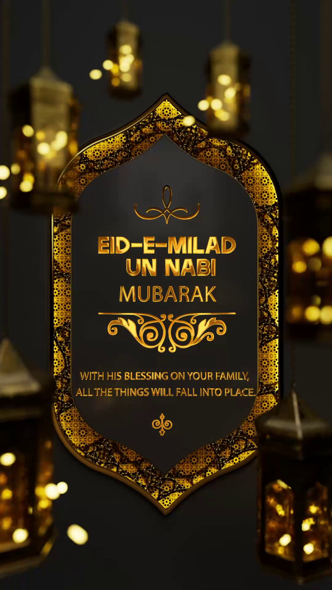Eid-e-Milad Un Nabi Mubarak Greeting Template For Threads