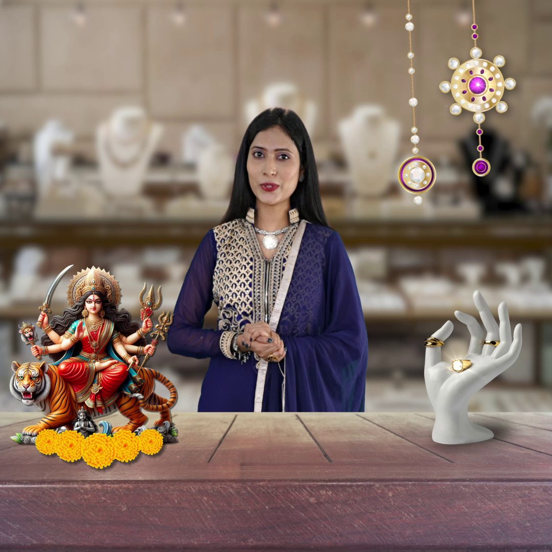 Durga Puja Festive Jewelry Collection Design For Threads