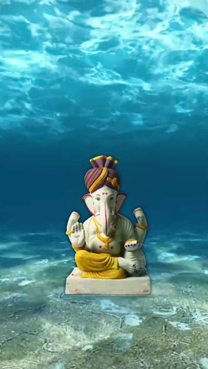 Lord Ganesha Underwater Spiritual Concept Design For Instagram