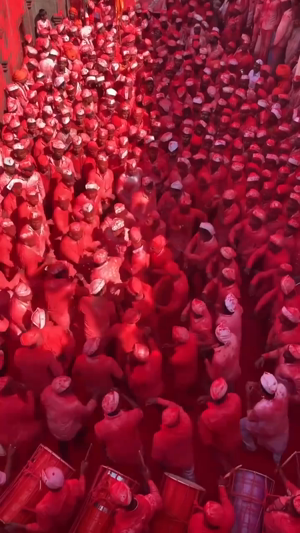 Holi Festival Celebration With Crowds And Drums Image For Pinterest
