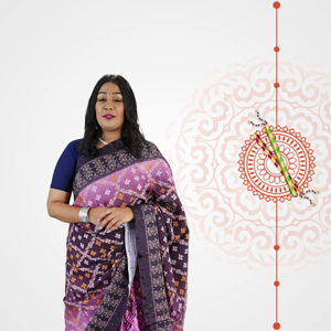 Woman Wearing Traditional Indian Saree For Raksha Bandhan Image For Pinterest