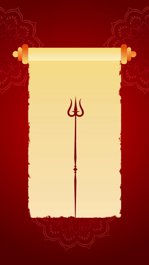 Maha Shivratri Scroll Background Creative Design For Telegram