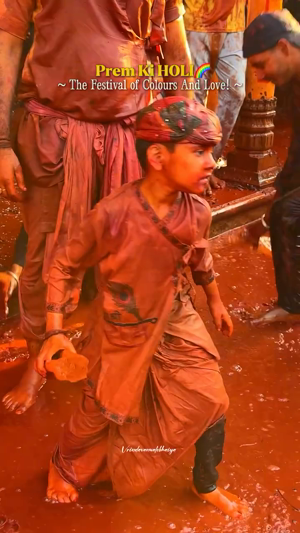 A Young Boy Celebrating Holi Design For Telegram