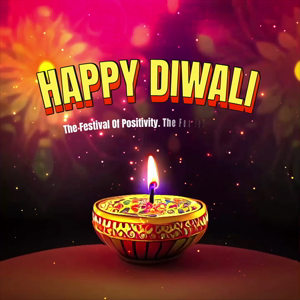 Happy Diwali Festive Greeting Template For Facebook