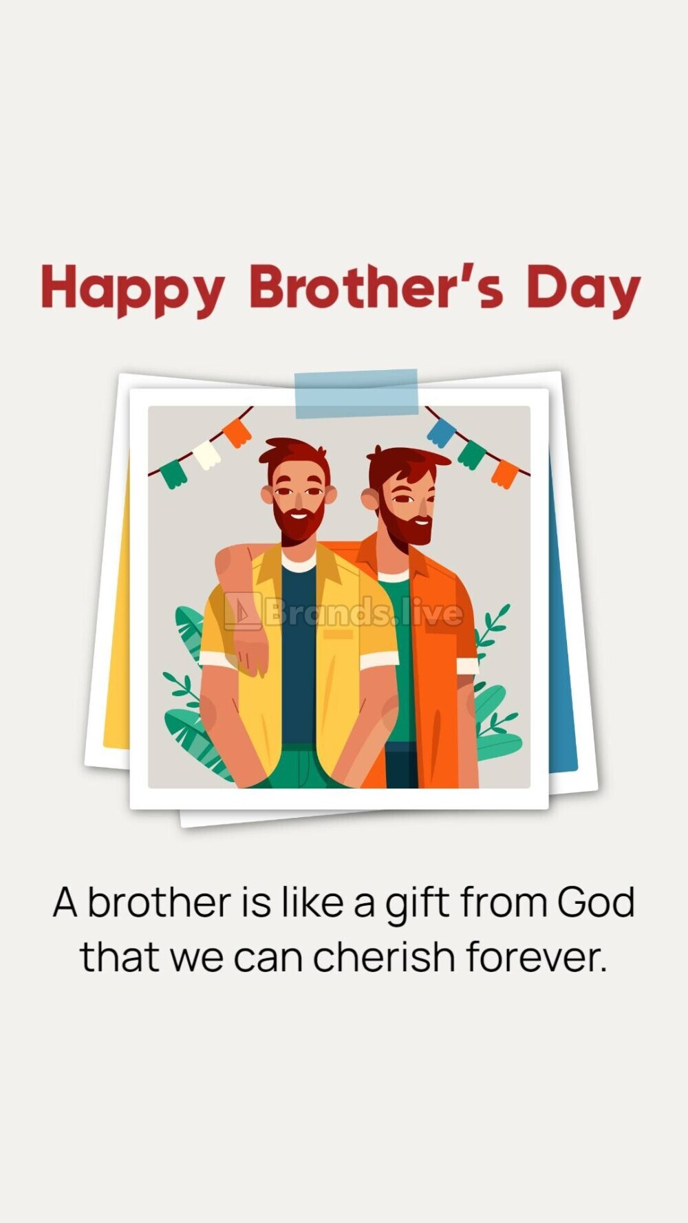 Brother's Day insta reel templates free