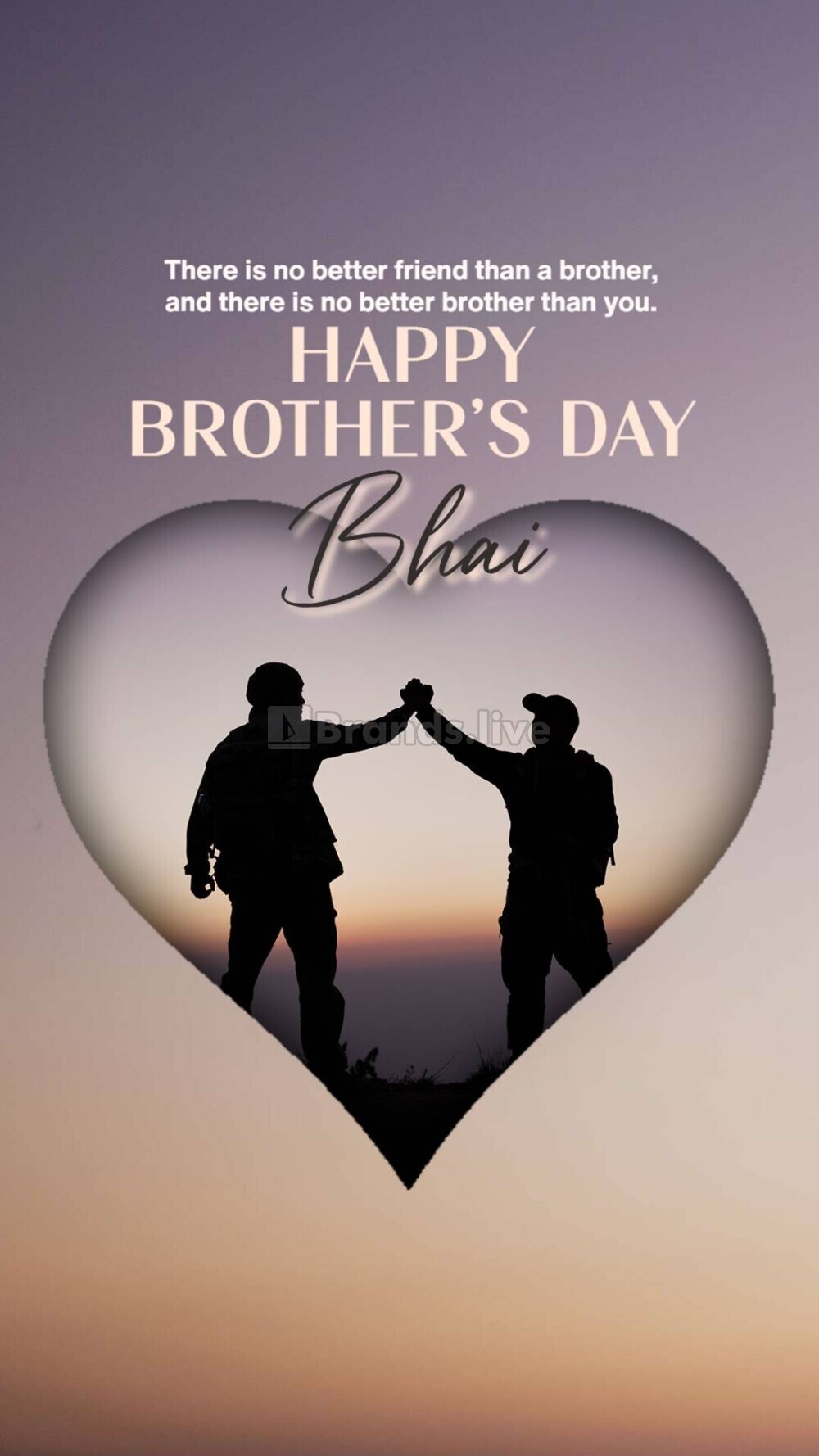 Brother's Day insta stories poster