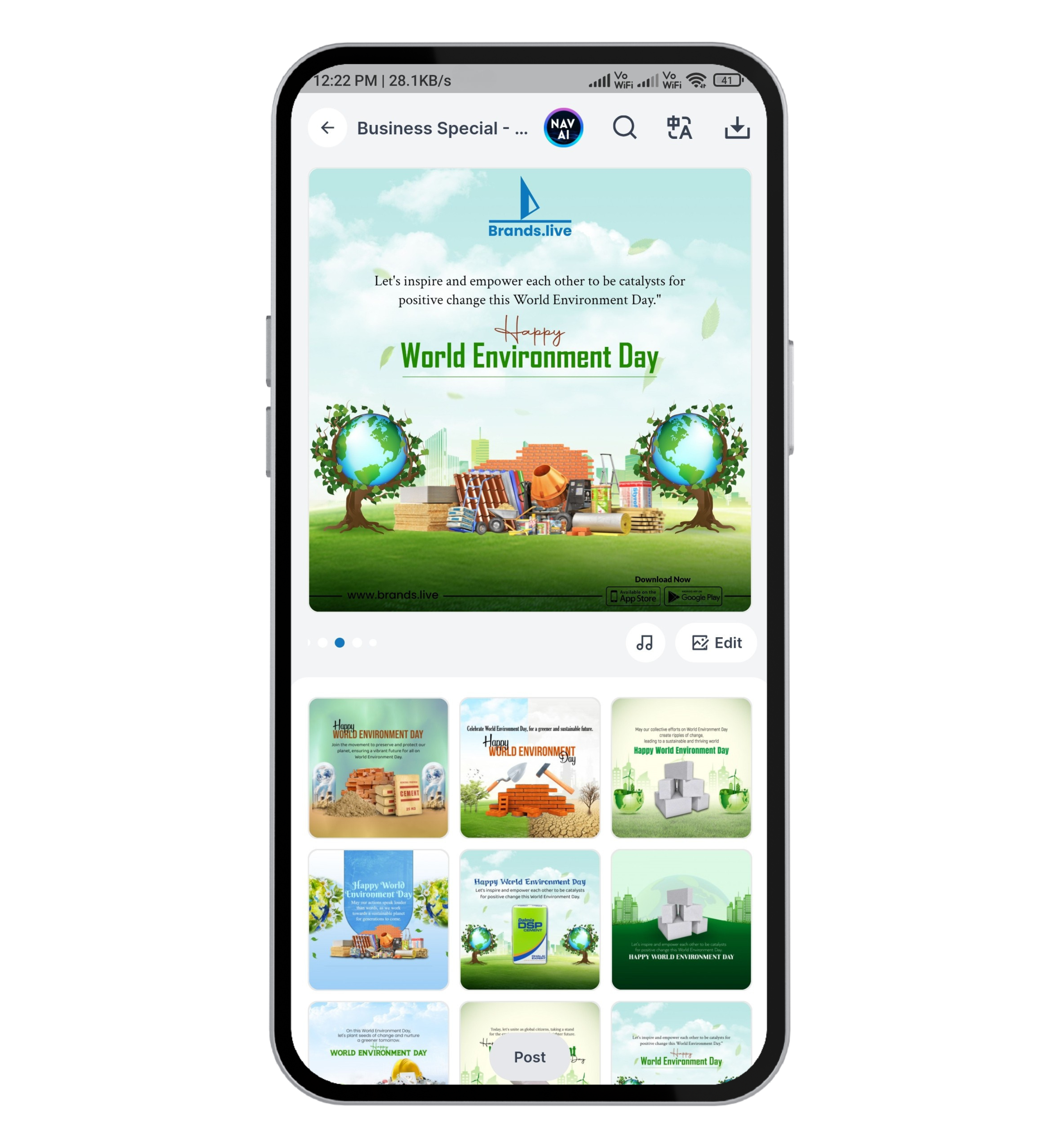 Engage Customers with World Environment Day Business Posts