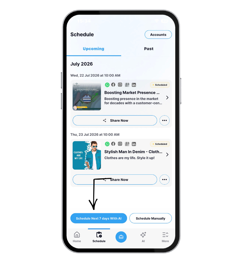 📅 Schedule Your Entire Raksha Bandhan Campaign