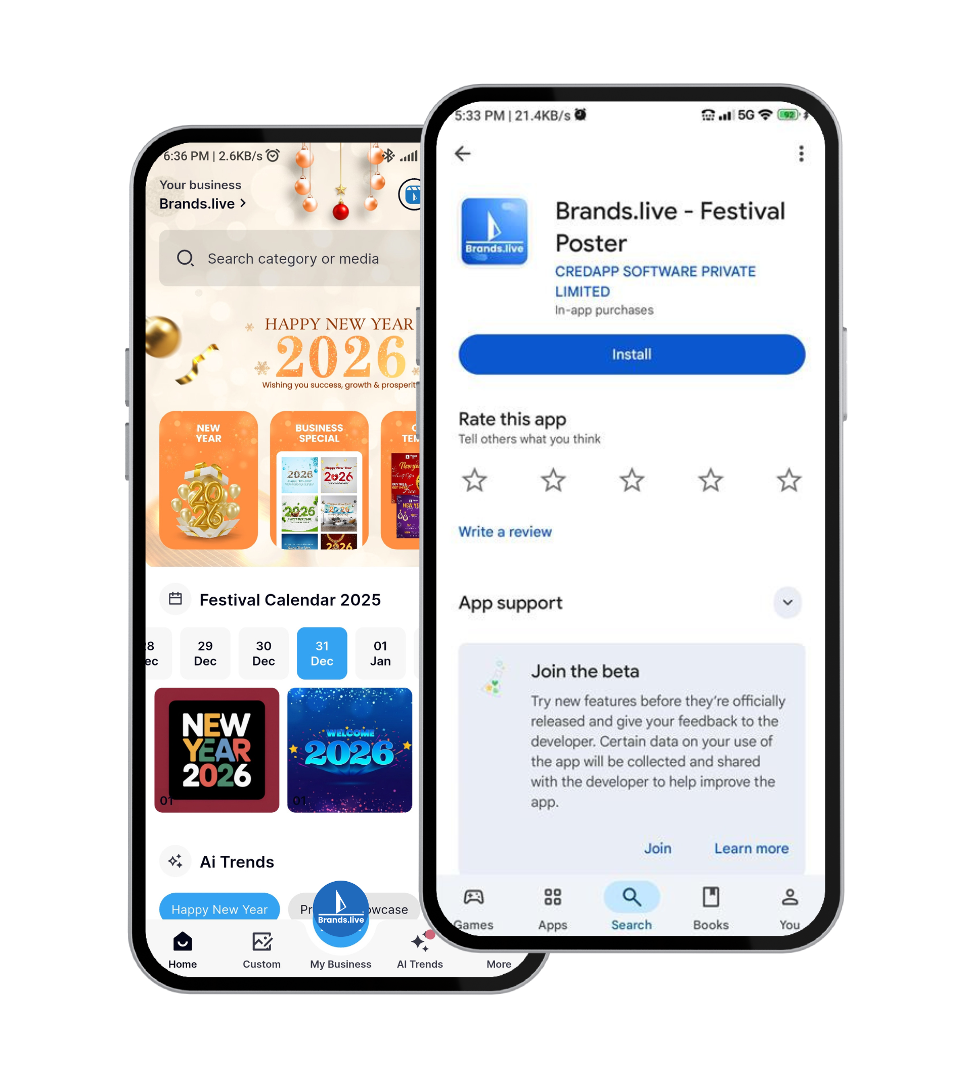 Branding on Your Fingertips: Download the Brands.live App