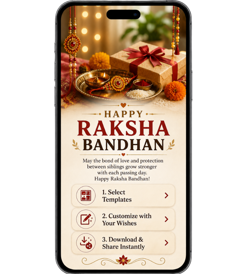 How to Create a Free Raksha Bandhan Poster Online