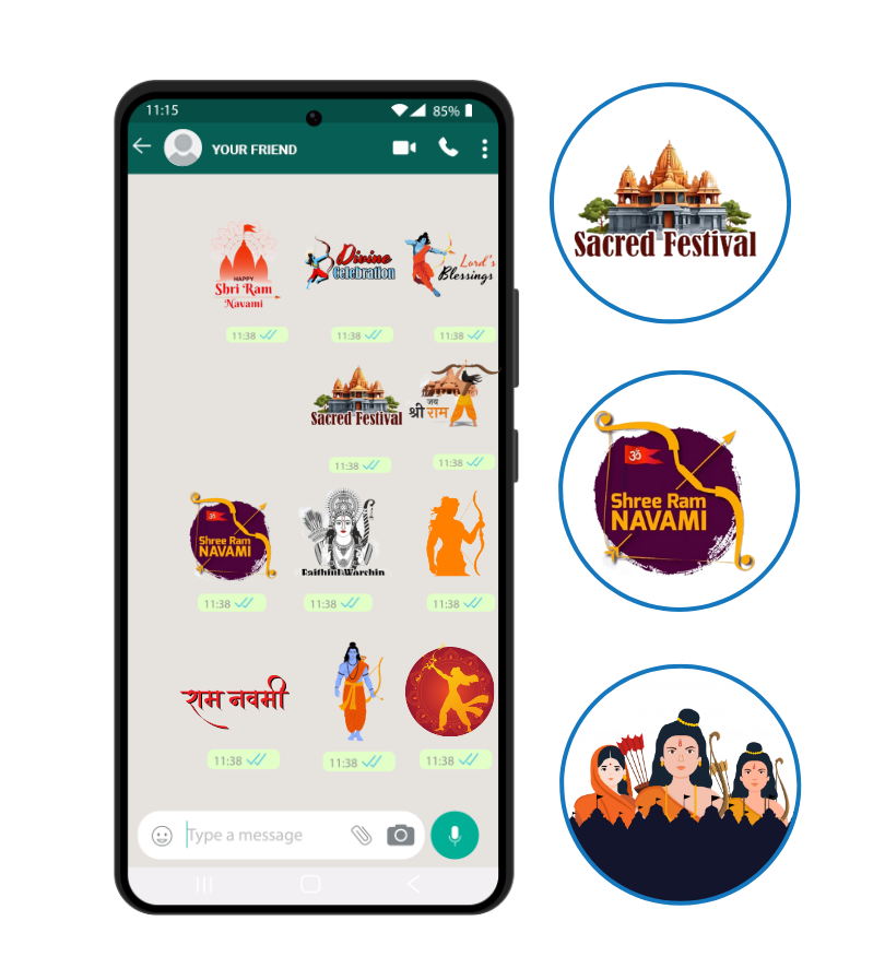 Ram Navami WhatsApp Stickers