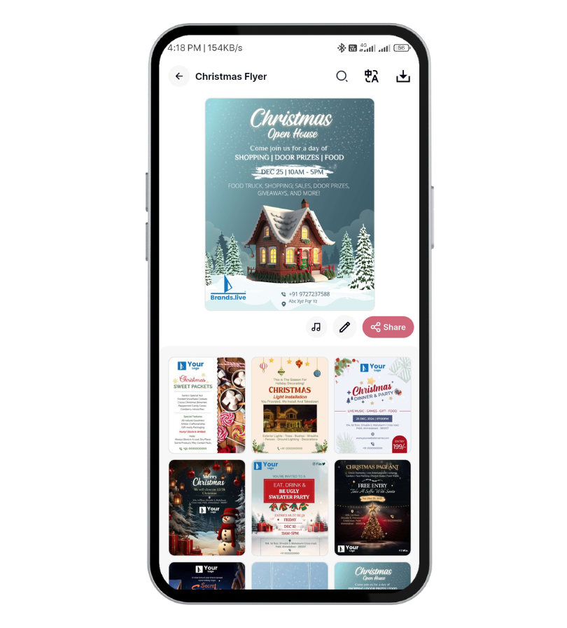 Explore Our Professional Christmas Flyer Design Collection
