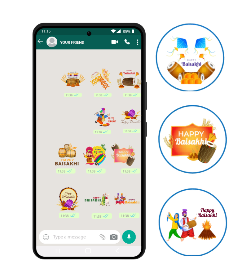 Baisakhi WhatsApp Stickers