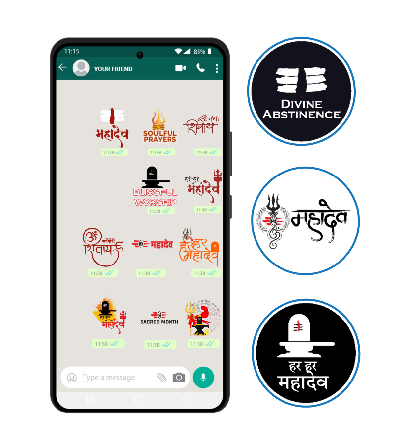 Shravan Maas WhatsApp Stickers
