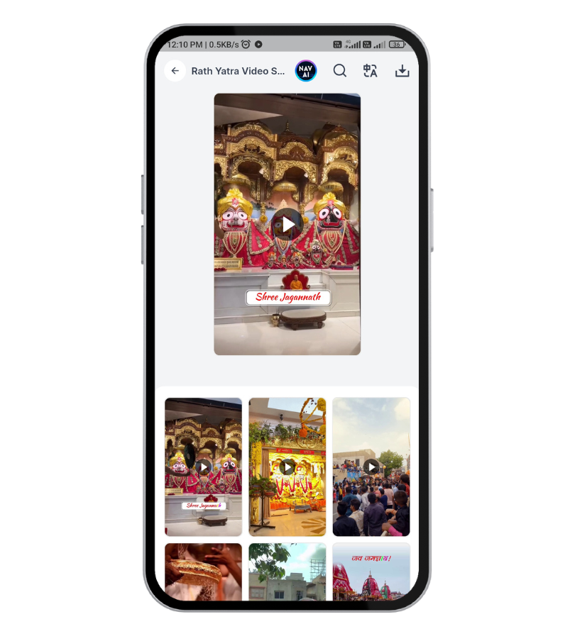 Celebrate with Stunning Rath Yatra Posters & Video Stories