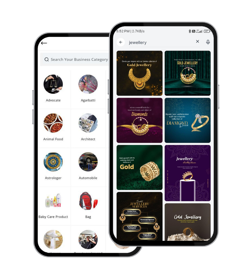 Jewellery Marketing Posters and Videos