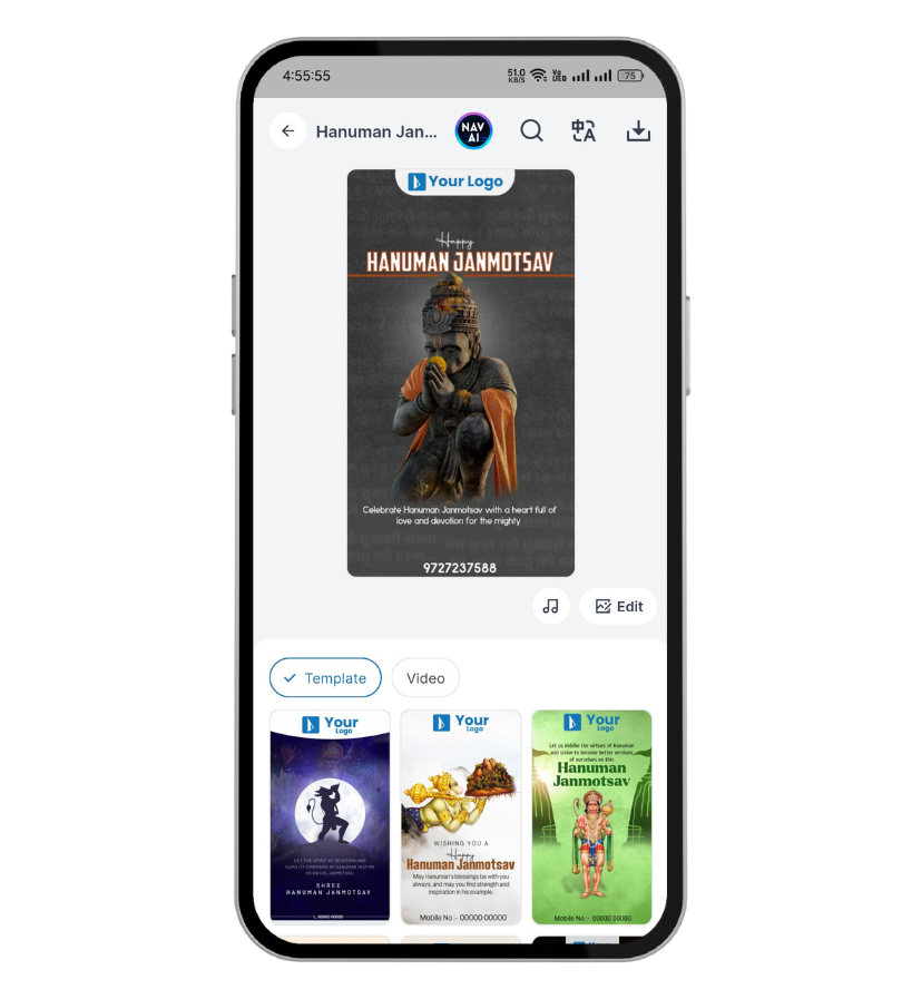Connect with Customers Through Hanuman Janmotsav Instagram Posts