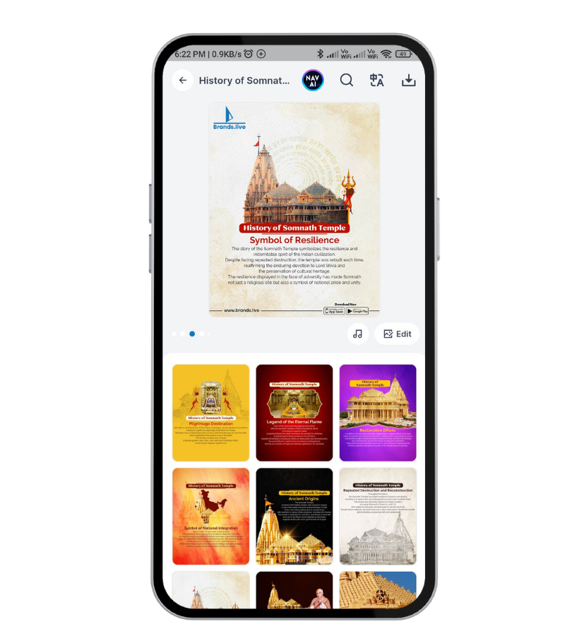 Build Brand Presence with Somnath Temple History Templates