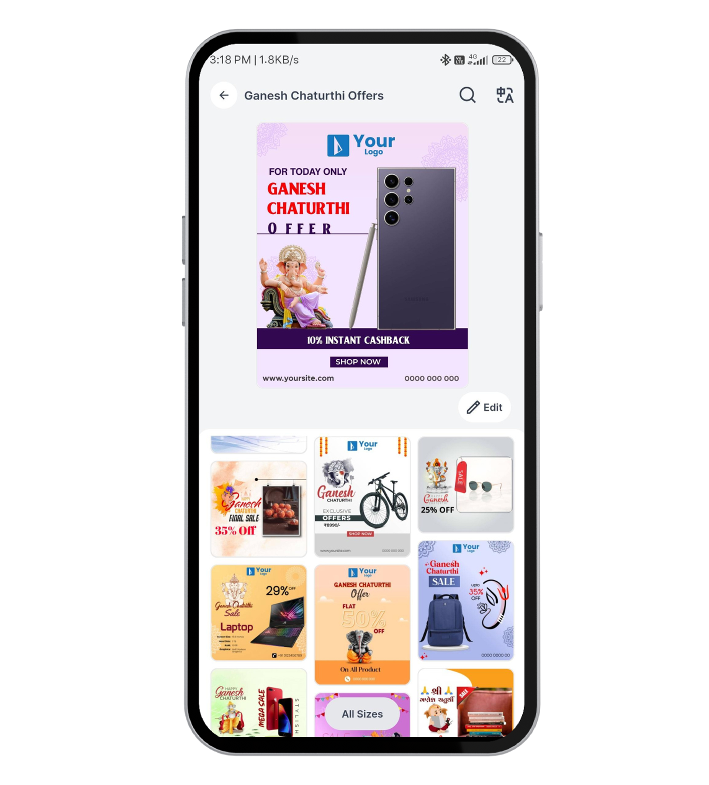 Ganesh Chaturthi Offer Templates 2025 — Made for Indian Businesses