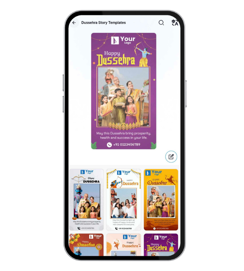 Share the Joy of Dussehra – Get Your Story Templates Now
