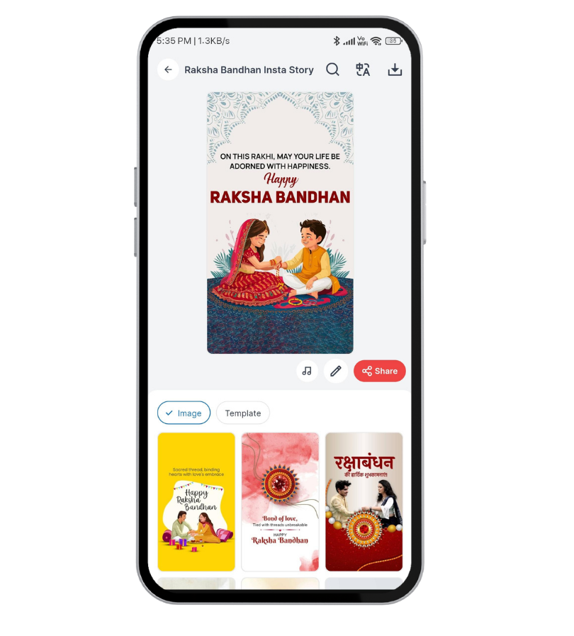 Craft Your Raksha Bandhan Insta Story