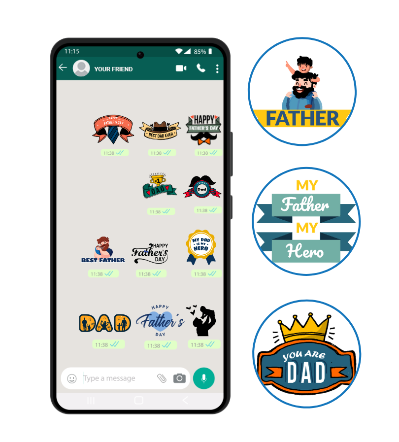 Father’s Day WhatsApp Stickers