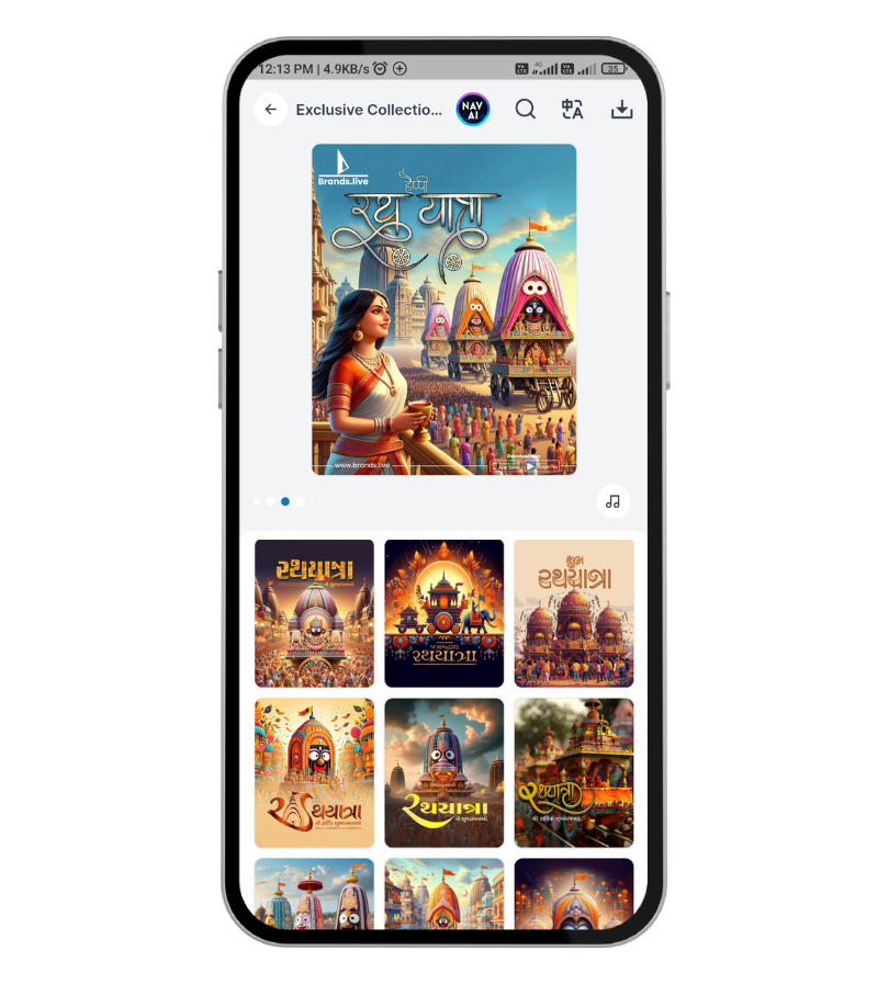 Download Ratha Yatra Exclusive Collection Post from Brands.live!
